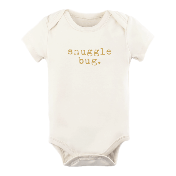 Snuggle Bug - Short Sleeve Bodysuit  Goldenrod - HoneyBug 