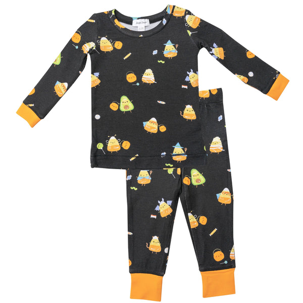 Candy corn 2025 baby pajamas
