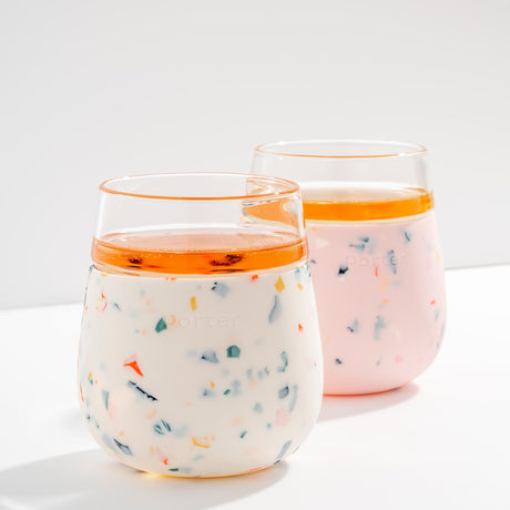 Porter Glass - Terrazzo Blush - HoneyBug 