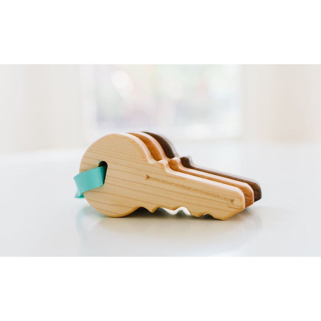 Wooden Toy Keys - HoneyBug 